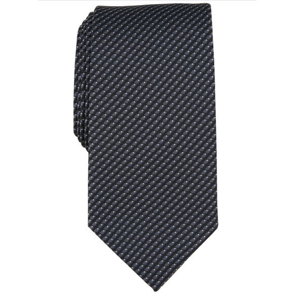 Perry Ellis Men Cutler Mini-Dot Tie Black - Picture 1 of 1